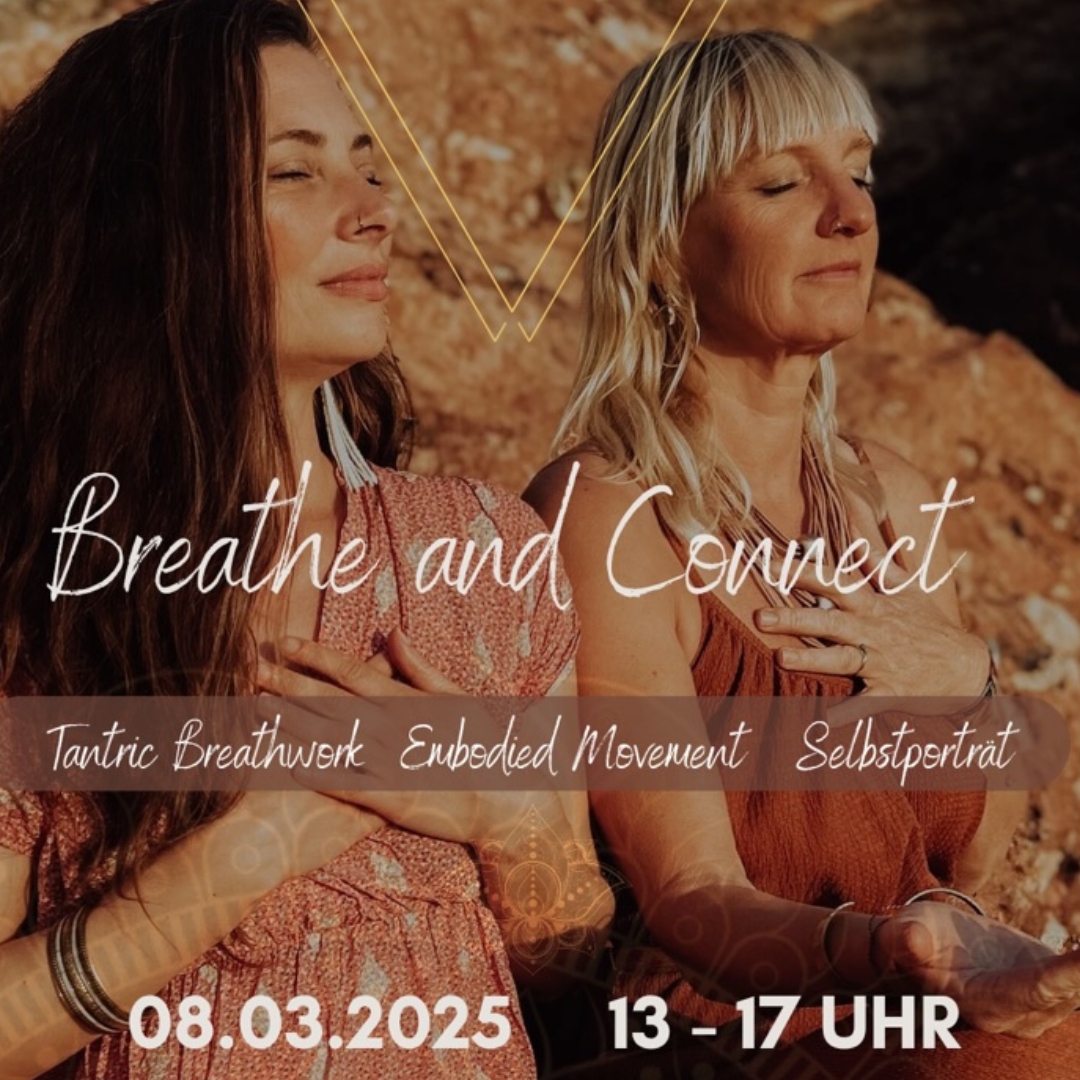 Breath and connect Flyere auf dem Schümannhof